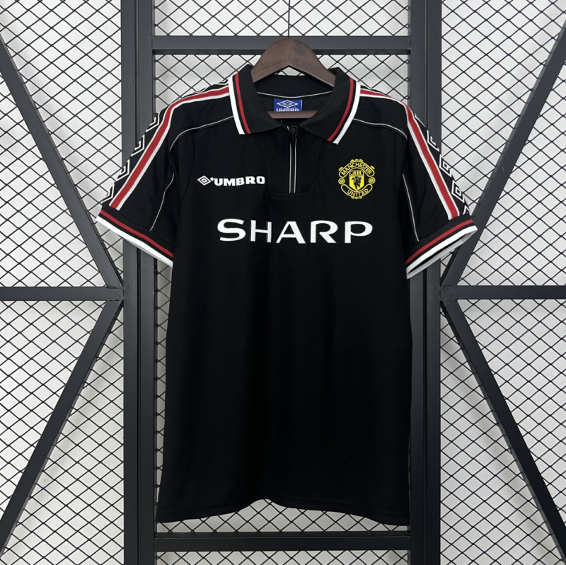 Retro 98/99 Manchester United Black Jersey